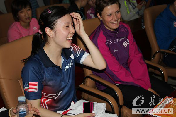 2012年女子乒乓球世界杯决赛21日在黄石