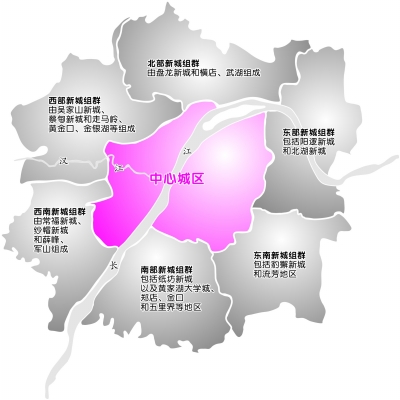 武汉市主城区人口_武汉市城市总体规划图(2005—2020)-武汉城市规划与房地产发(2)