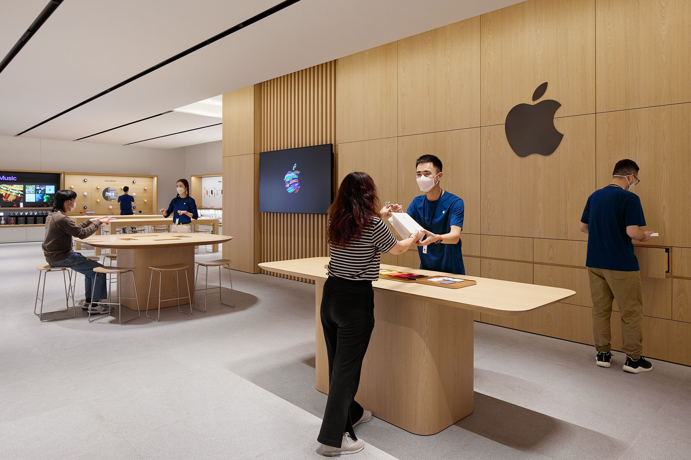 武汉首家苹果Apple Store零售店5月21日开业