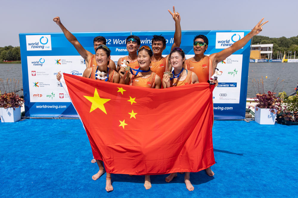 中國隊在賽艇世界杯波蘭站奪得兩金