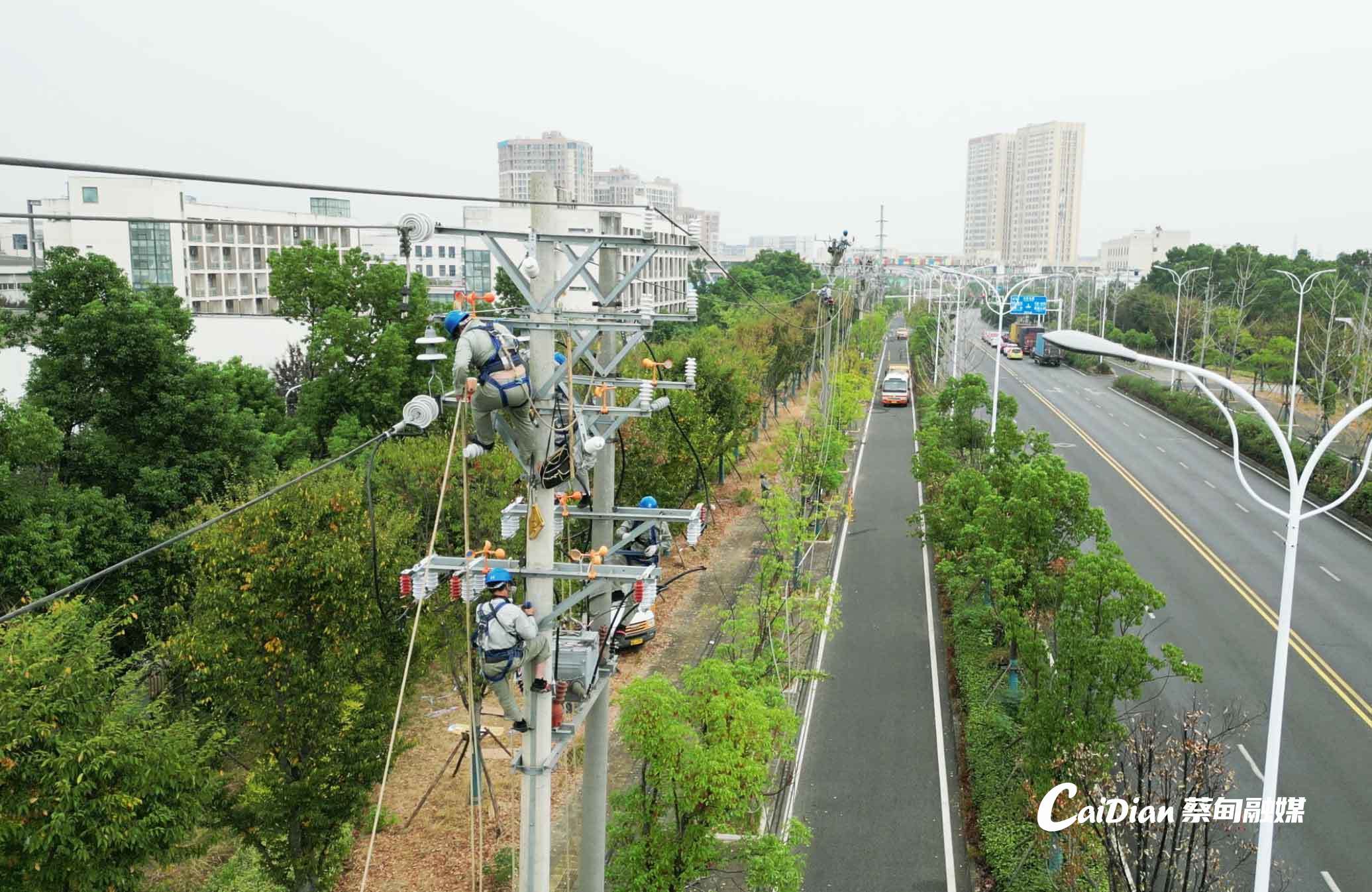 蔡甸奓山电网升级 居民企业用电更可靠