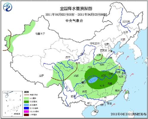 中东部地区有明显降温降雨天气 青藏高原东部多雨雪