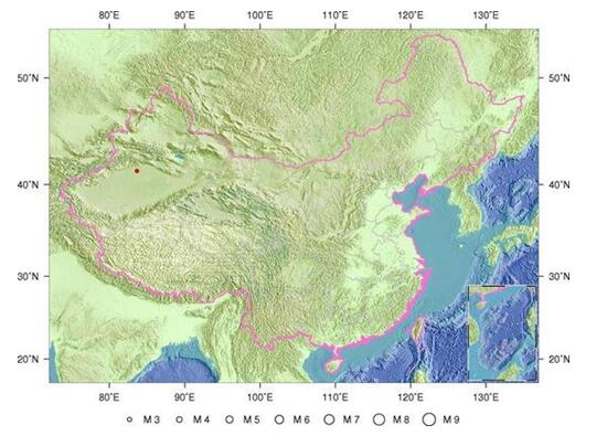 1月28日7时44分新疆阿克苏地区库车县发生3.0级地震