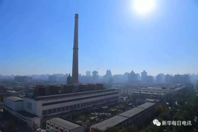  老厂鸟瞰图：北京第二热电厂鸟瞰图 图片由王武提供