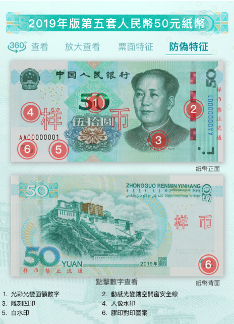 新版第五套人民币来了!四招教你识别真伪