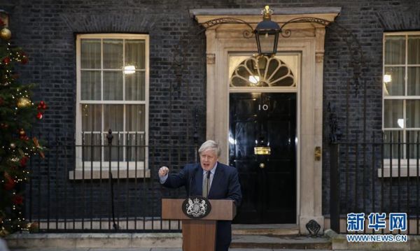 约翰逊就任英国首相发表演讲