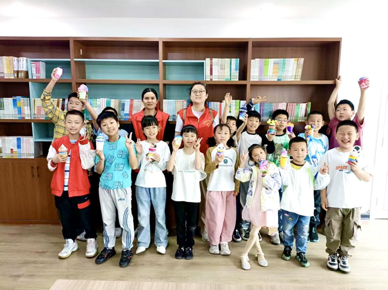 创意指尖绽放！孝南区图书馆黏土冰淇淋手工课甜蜜开课