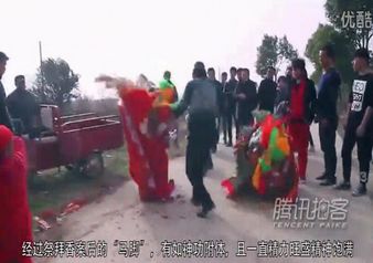 黄陂僵狮子闹元宵 唐代民俗“穿越”过年