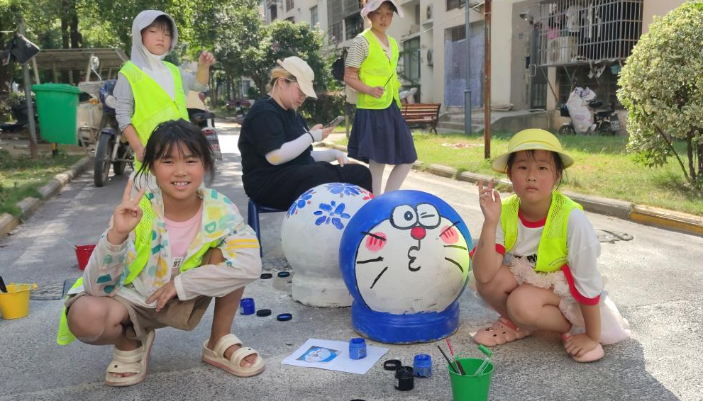 小小画家大梦想  佛祖岭C社区小艺术家们童心彩绘艺术启航