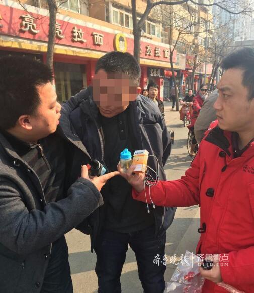 市中警方抓获嫌疑人。 通讯员 杨晨 摄