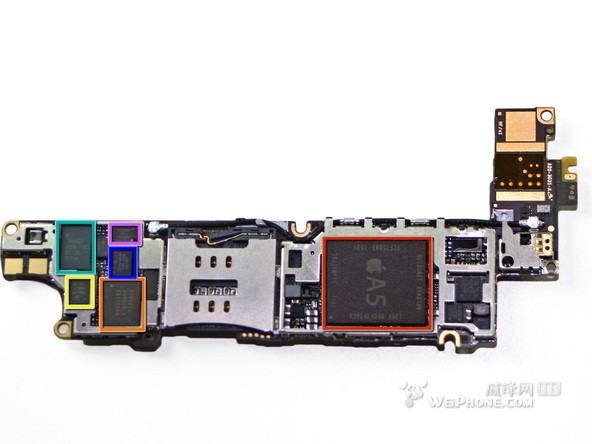 iPhone 4S详尽拆解:A5处理器512MB内存_生活