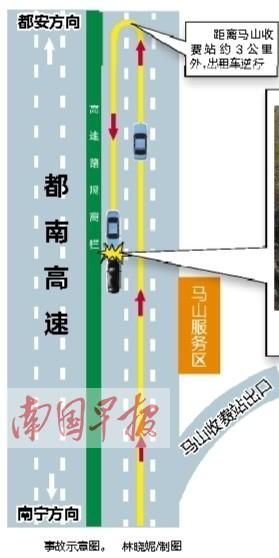 出租车女司机高速路逆行 出车祸不幸身亡(图)