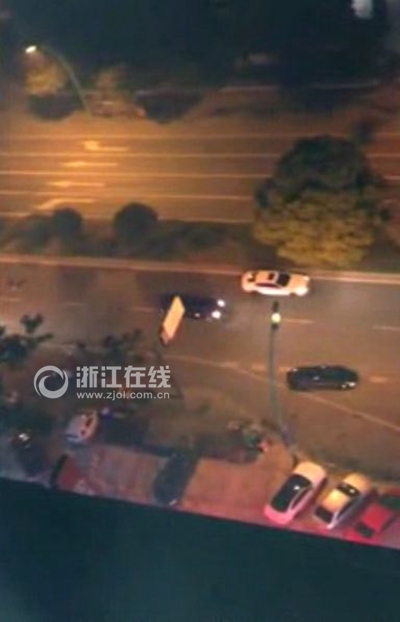 杭州多辆豪车街头飙车 4人涉危险驾驶被拘(图)