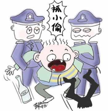 小偷被抓后向民警叫嚣:我不偷你们全都没饭吃