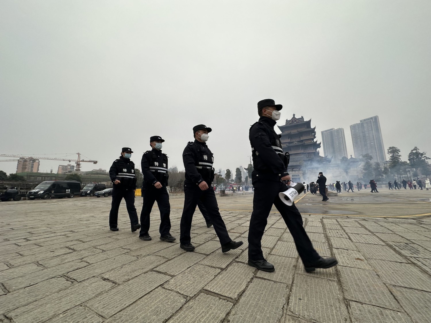 武汉公安全力保障景区安全有序