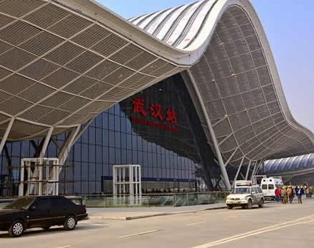 图为:武汉站