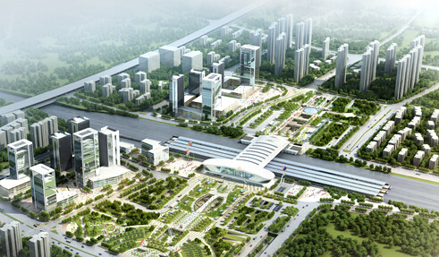 光谷火车站2018年底建成 城铁交通枢纽无缝换乘地铁