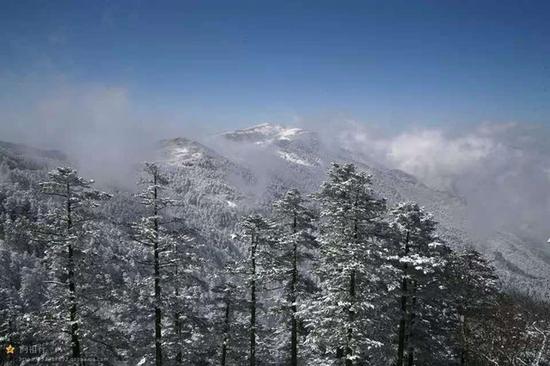 神农架首场雪扮靓美景