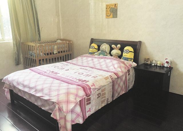 图为：武汉市反家暴庇护救助站为家暴受害者准备的房间仍空着