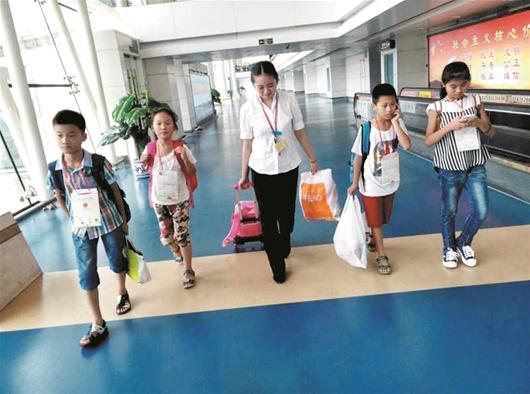 天河机场本月“邮寄”无陪儿童547名 需提前申请