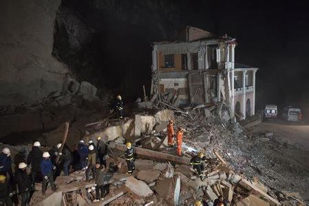 湖北南漳山体崩塌事故致12人遇难