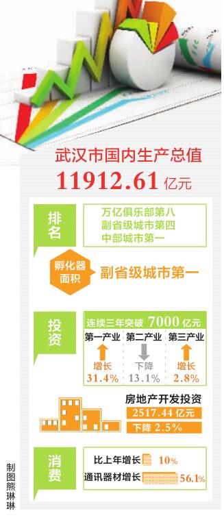 2002年武汉各区gdp_2016年武汉前三季度经济运行情况出炉GDP增长7.8%(2)