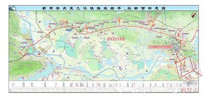 安九高铁湖北段开工 湖北省沿江东西快线将打通图片