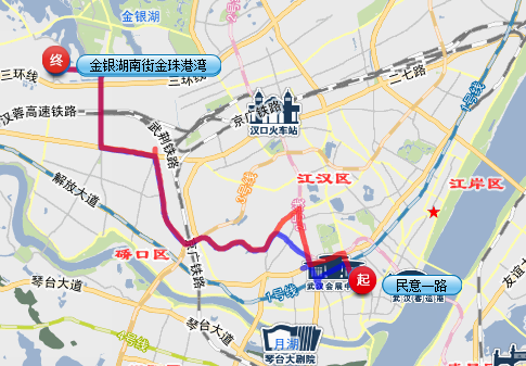 融入江城美景2019-07-26 10:35 航空路道路施工,公交506路和621路线路