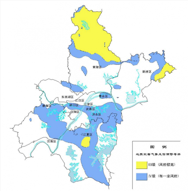 强降雨后,武汉这些地区需注意防范地质灾害