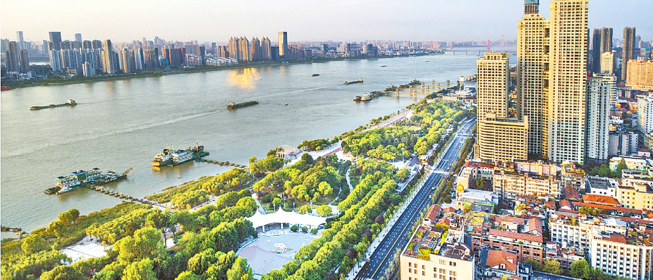 绿水青山，三城共抓长江大保护，长江中游城市群同绘绿色生态新画卷