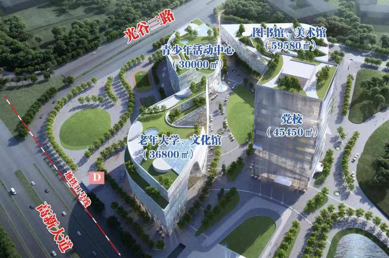 光谷文化中心项目开工!新地标预计3年内投用