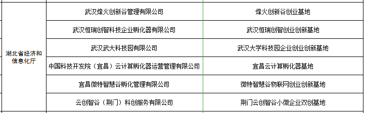 武汉3家入选！国家小型微型企业创业创新示范基地公示