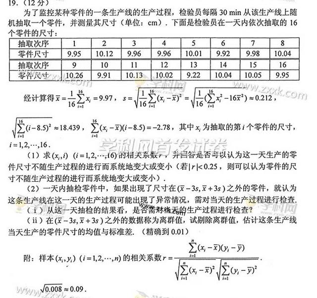 考生吐槽数学第19题看不懂！你会做吗？