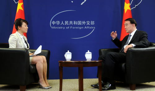 李保东就“一带一路”国际合作高峰论坛接受央视专访