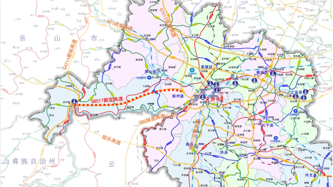 双向四车道！屏山新市至宜宾高速公路项目计划今年开工