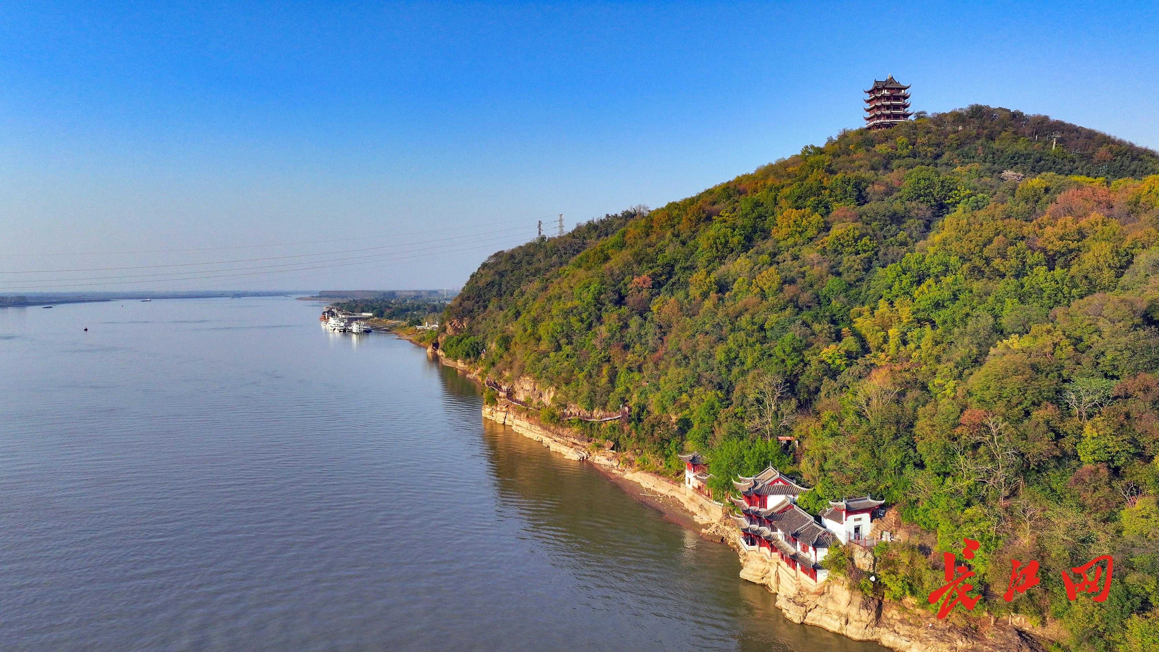 采石矶景区图片