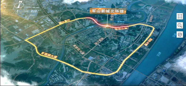 武汉经开区专题研究加快军山新城路网体系建设