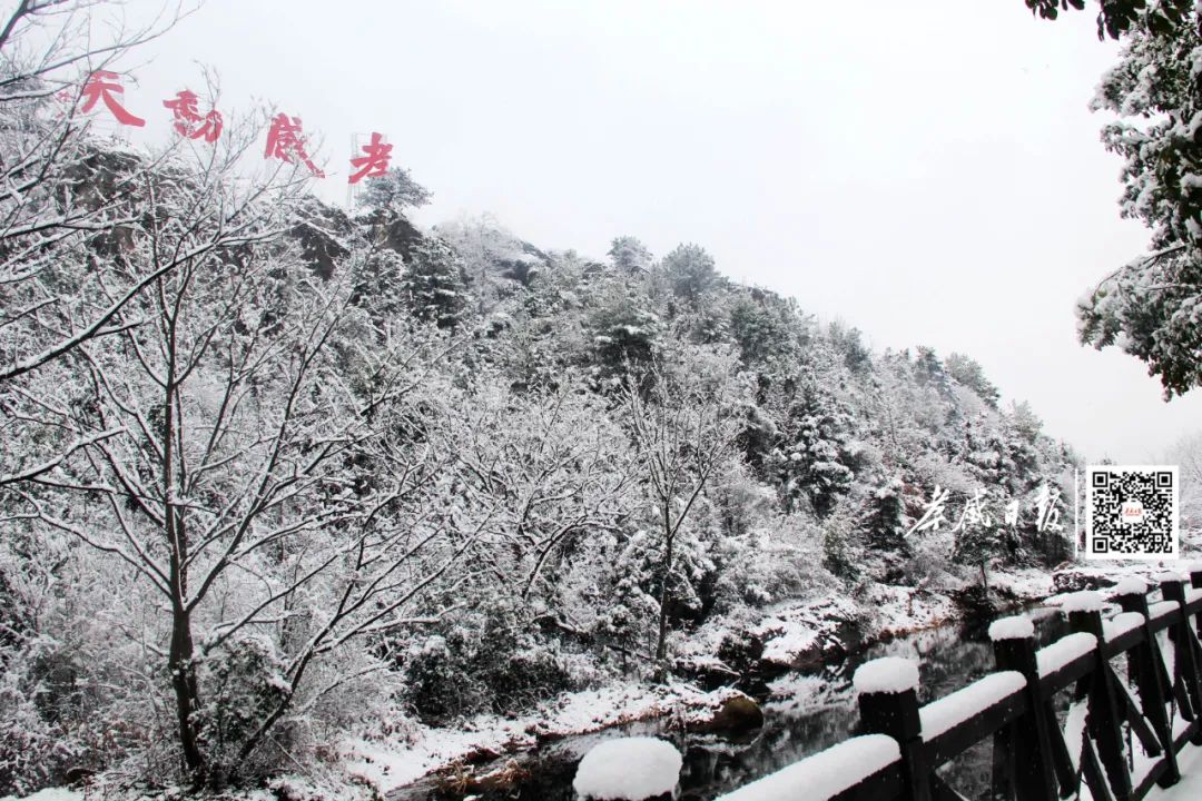 孝感雪景图片