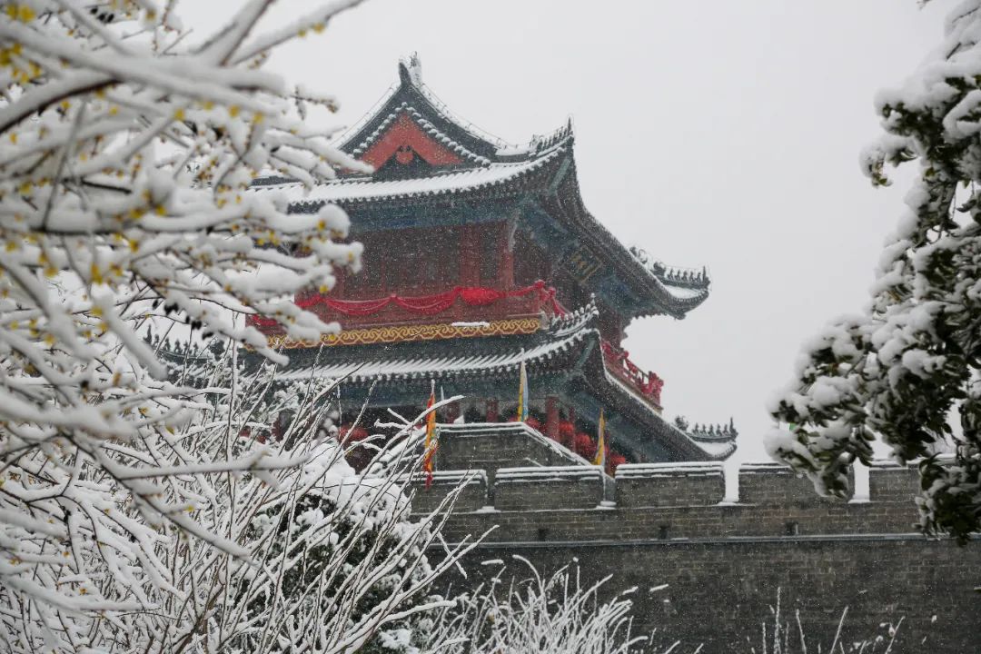 荆州雪景图片图片