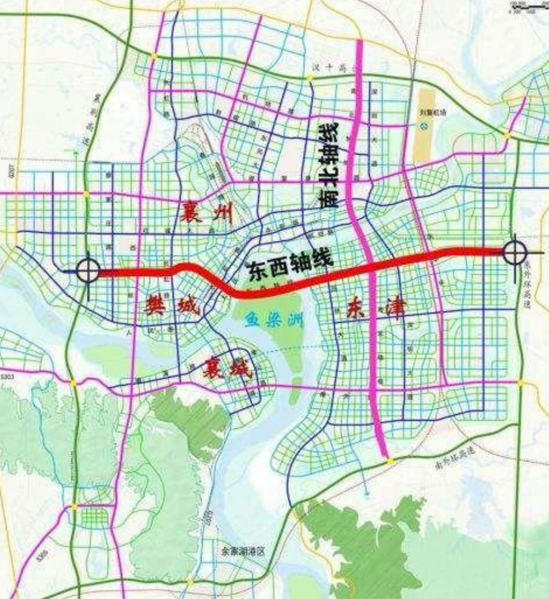 襄阳航空路江边规划图图片