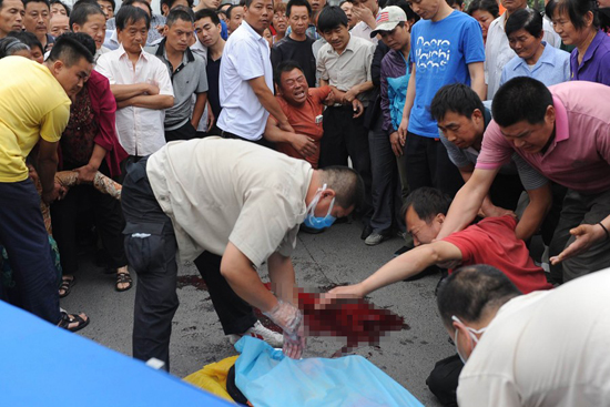 西安奧迪撞死女童司機被刑拘