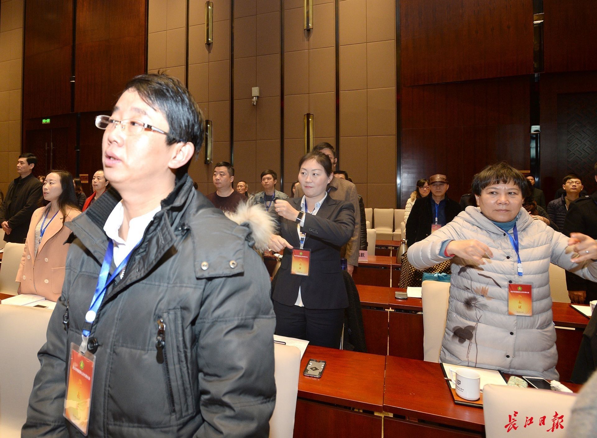 12月21日上午,武汉市残疾人联合会第七次代表大会开幕,湖北省委副书记