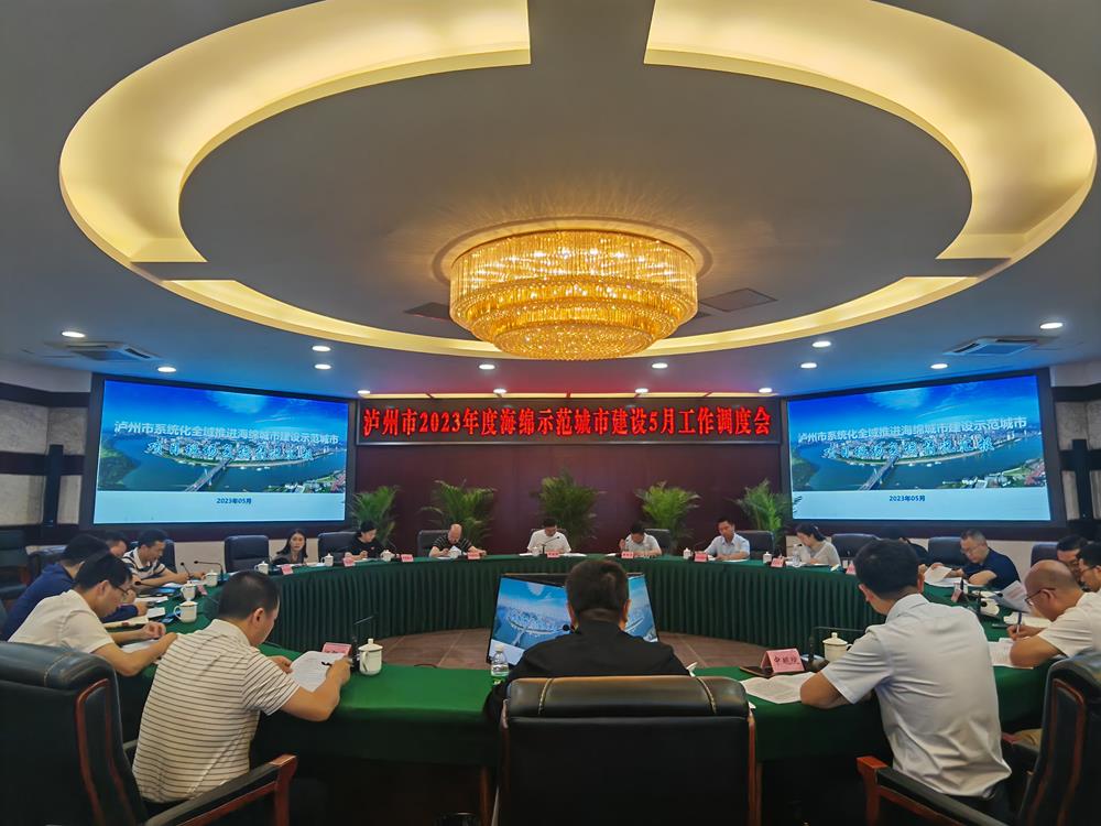 泸州市海绵示范城市建设工作调度会召开