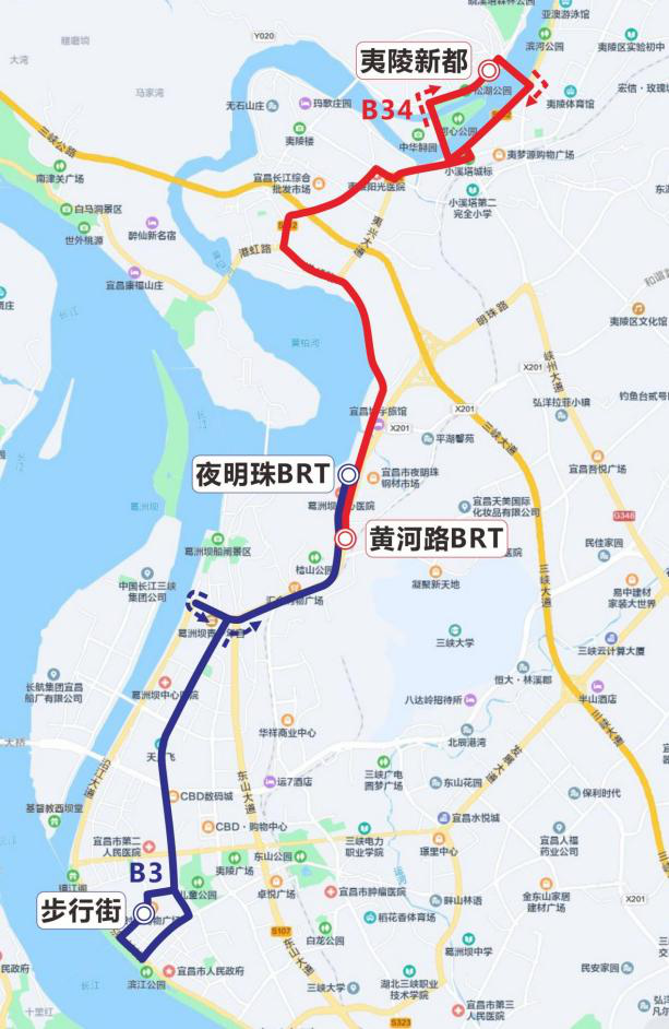 宜昌市公交线路查询图图片