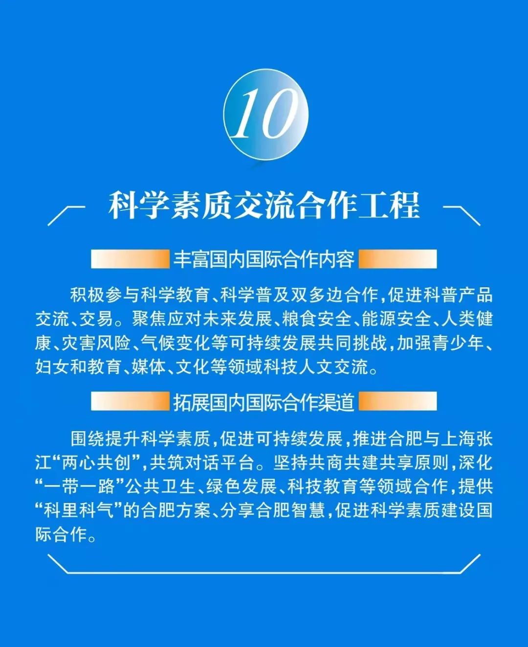 一图读懂合肥市全民科学素质行动规划纲要实施方案20212025年